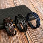 Men leather bracelet